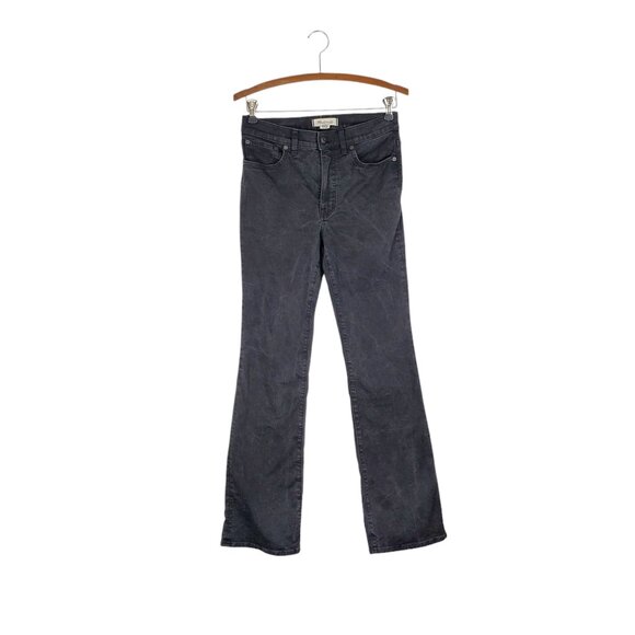 Madewell Kick Out Full-Length Jeans Black Style NS919 Mid Rise Womens Size 27 - Picture 1 of 10